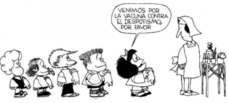 Cuatro momentos de Mafalda sobre las elecciones